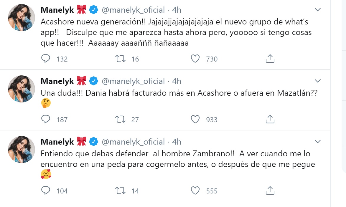 Jawy reapareció en Twitter tras el nuevo conflicto de Dania y Mane en  “Acapulco Shore 7” - Infobae