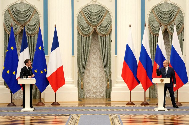 Los detalles de la tensa llamada entre Macron y Putin antes del inicio de la invasión a Ucrania
