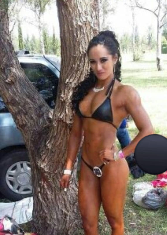 Nayeli Alfaro Silva es fisicoculturista e instructora en un gimnasio, a decir de su familia, su esposo era muy celoso (Foto: Facebook/Alejandro Chávez)