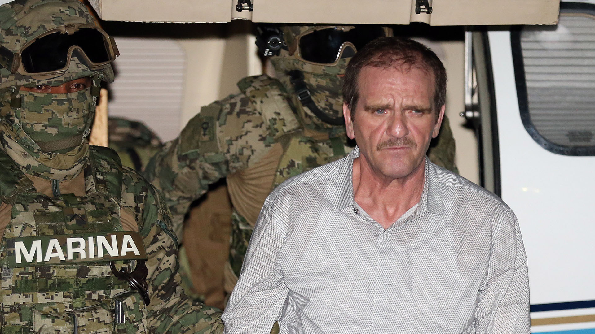 El capo en 2016, cuando cumplió su sentencia en EEUU, pero fue reaprehendido en México (Foto: AFP)