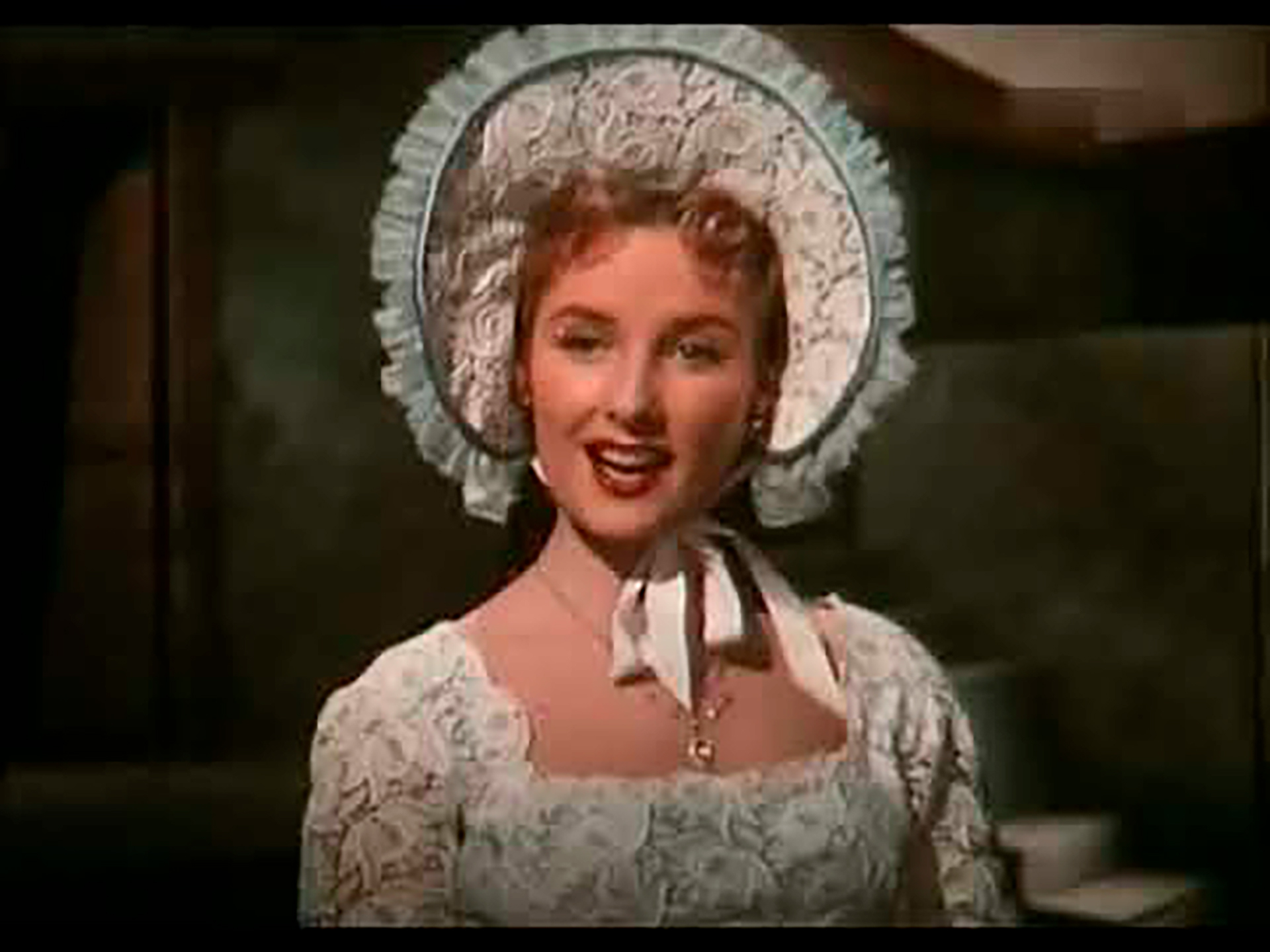 Mirtha Legrand en Doña Francisquita, la película de 1952. Desde ese momento usa un espejo como cábala
