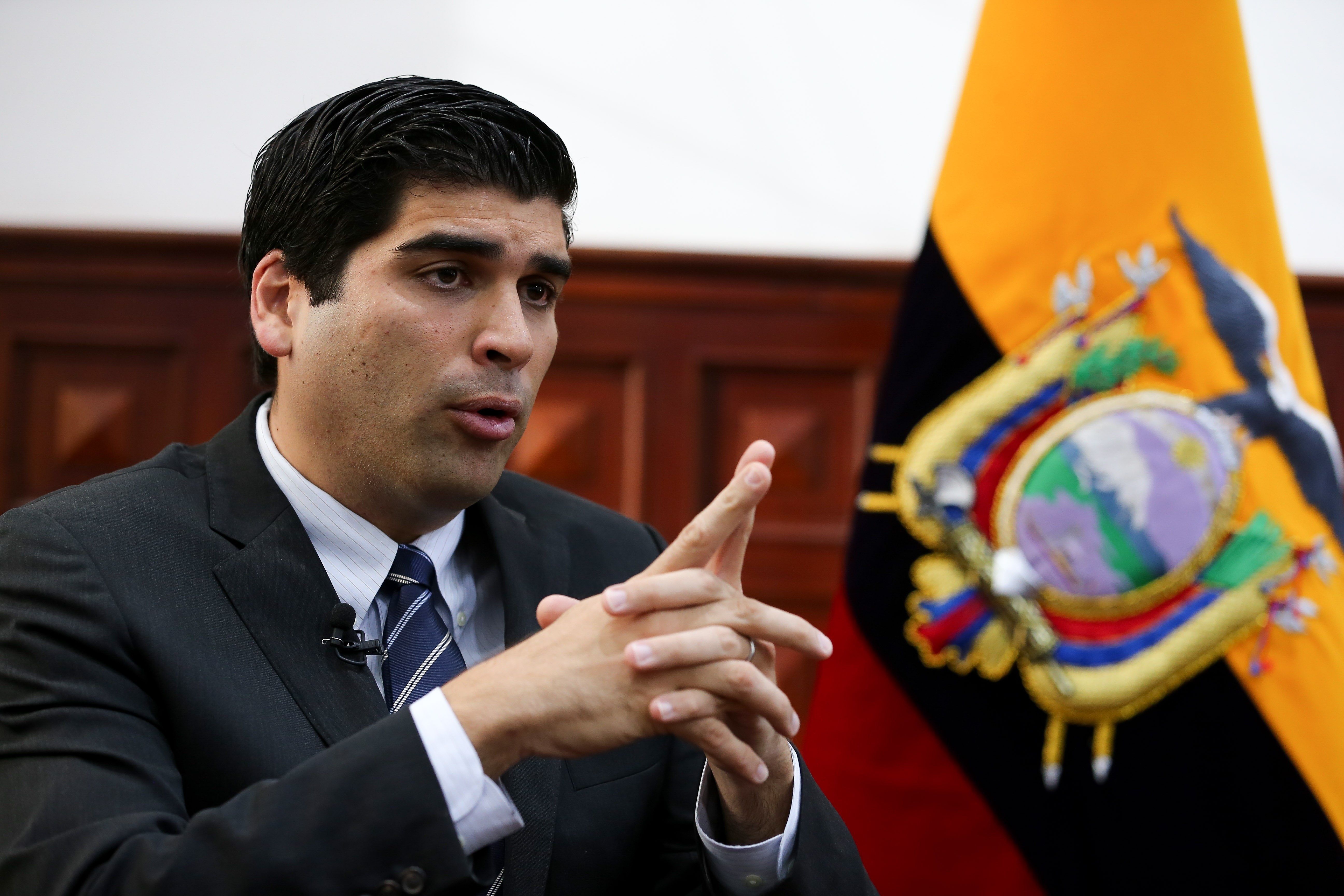 Según Correa, “la ficha de la derecha” no será Moreno sino su ex vicepresidente, Otto Sonnenholzner (EFE)