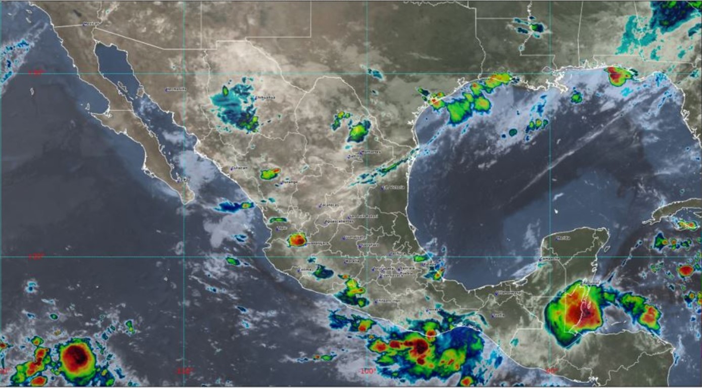 Clima en México para el 25 de agosto de 2022. Foto: Conagua Clima