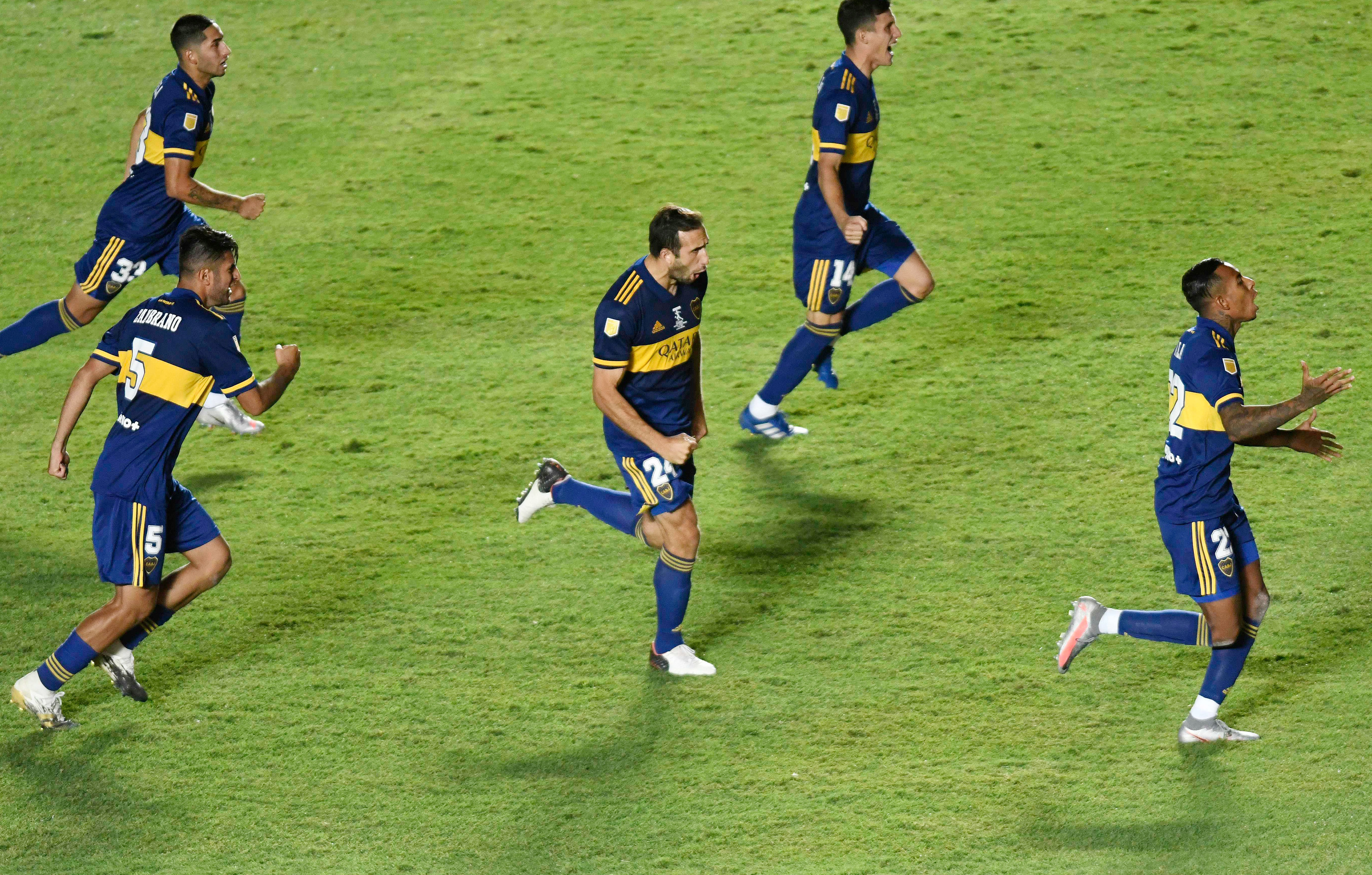 El momento en el que Boca se consagra campeón en los penales ante Banfield. La Copa Diego Maradona va rumbo a las vitrinas del Xeneize