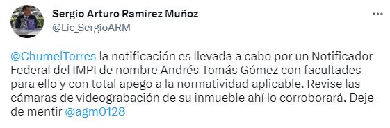 Sergio Arturo es uno de los principales abogados de Gloria en México, quien lleva su defensa en otras demandas (Captura de pantalla/Twitter)