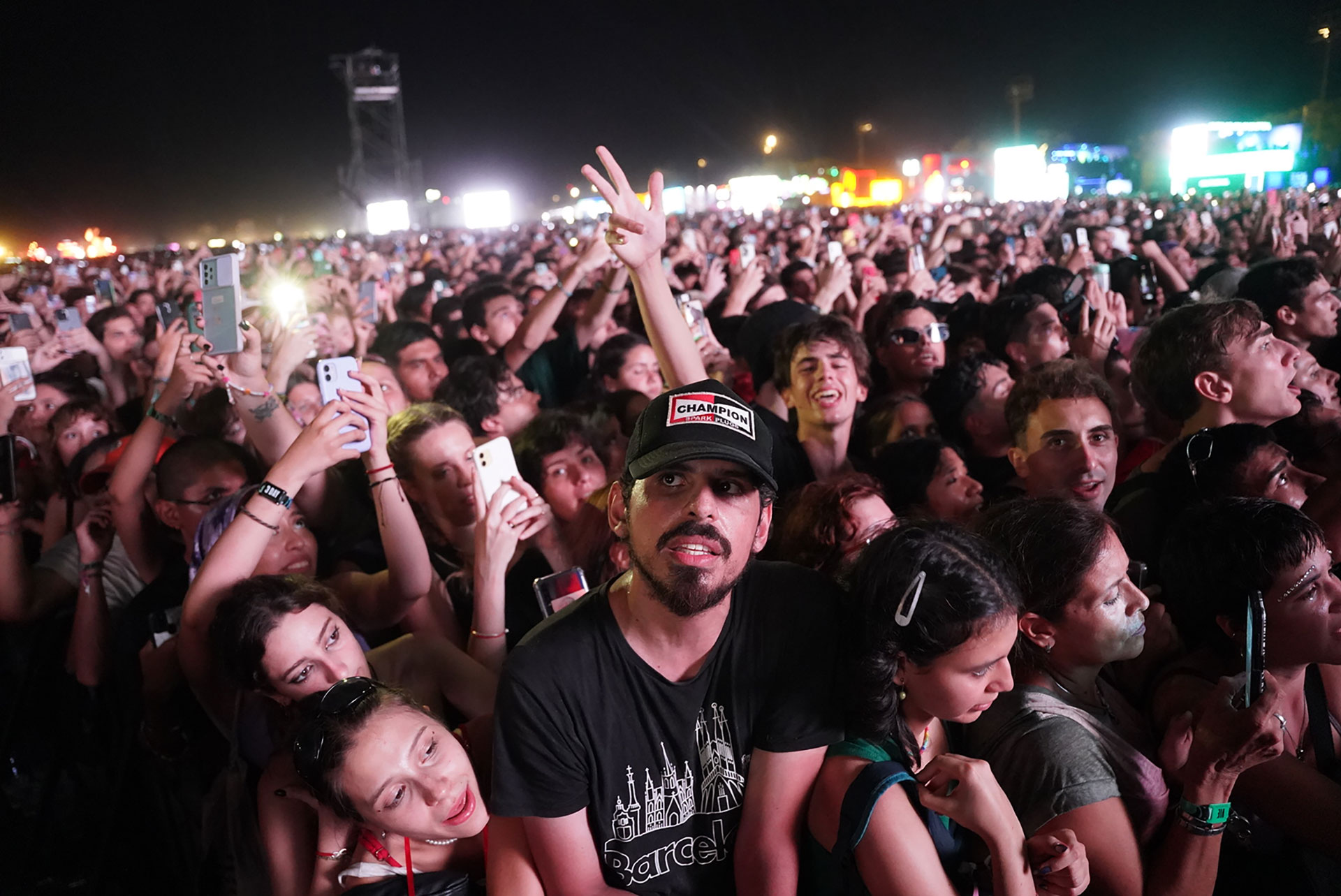 The Friday crowd at Lollapalooza Argentina