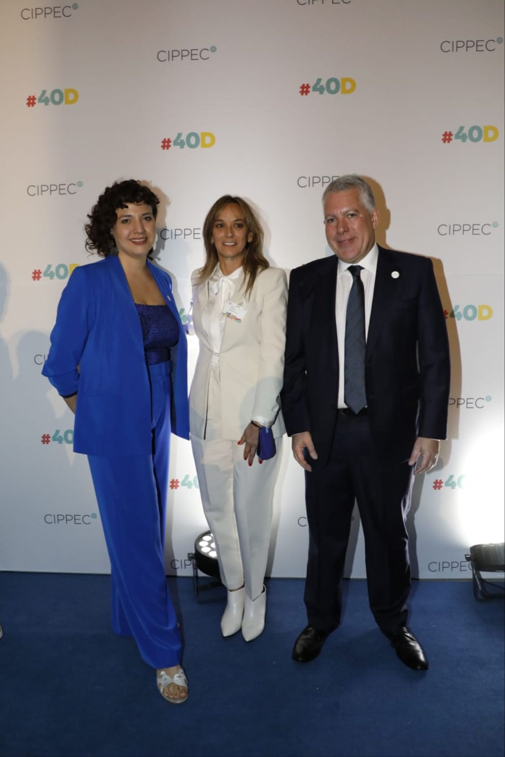 La presidente de AYSA, Malena Galmarini, junto a Sergio Kaufman y Gala Díaz Langou