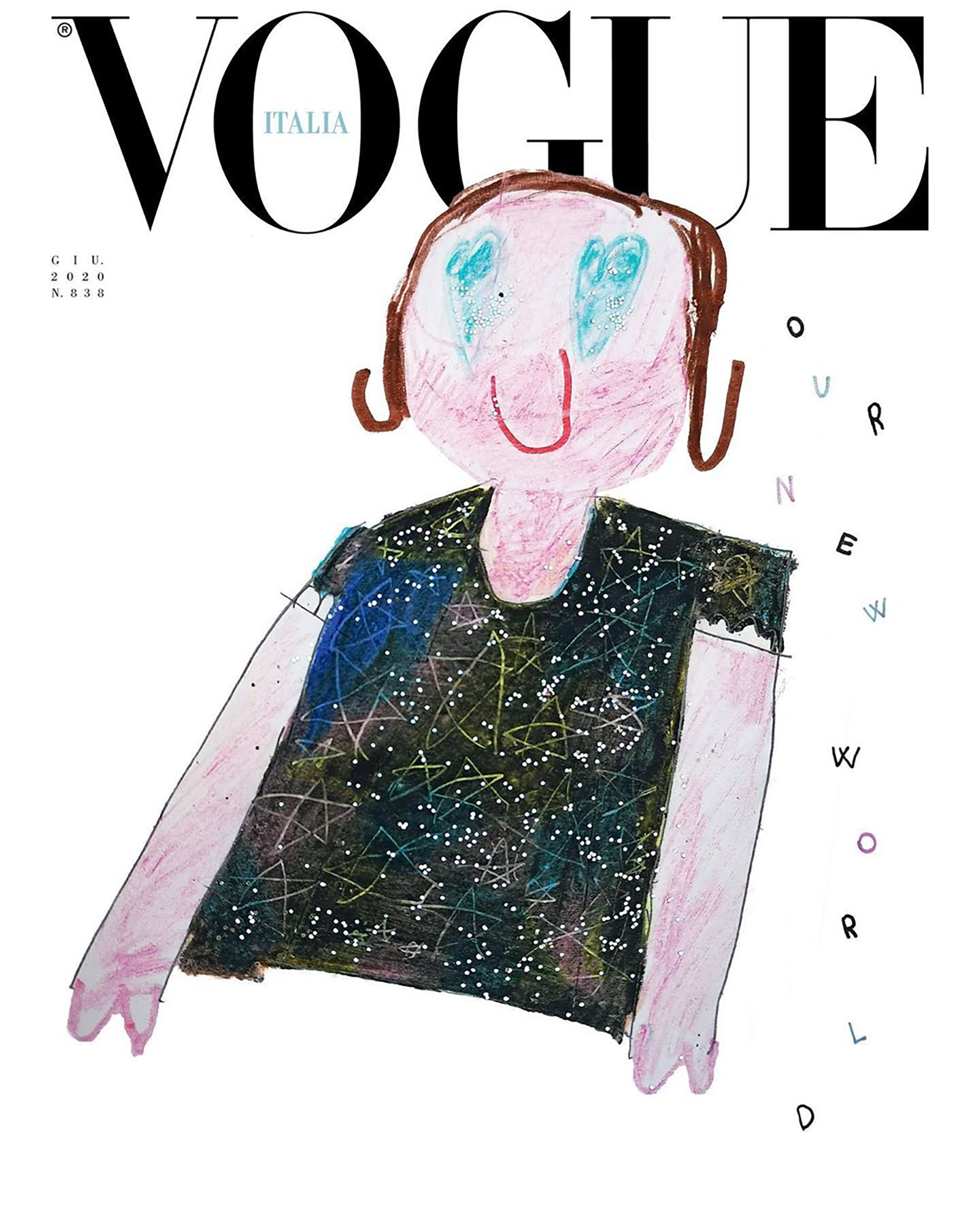 Vogue Italia lanza 8 portadas dibujadas por niños - Infobae