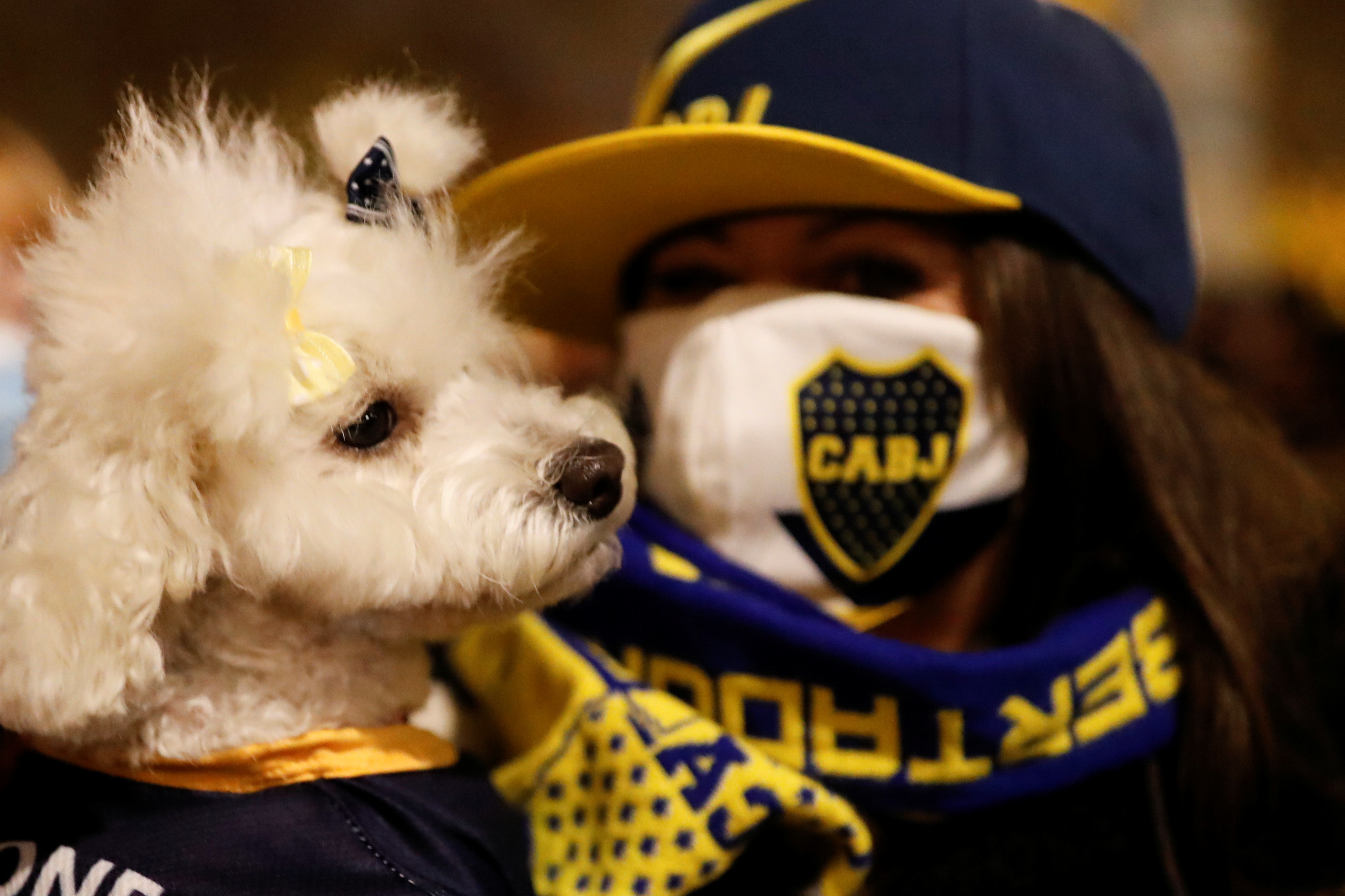 Los hinchas de Boca estuvieron presentes en la despedida