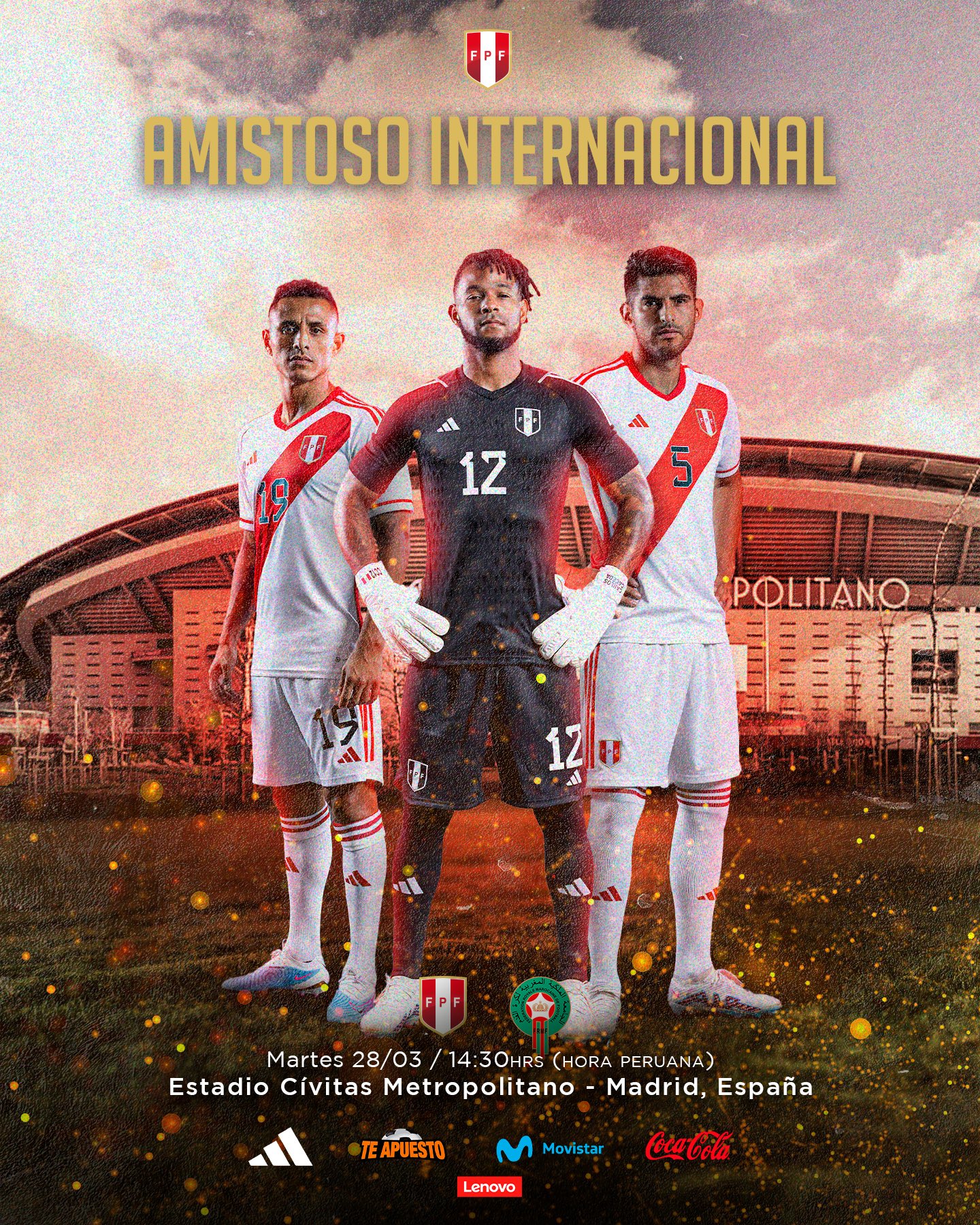 Perú vs Marruecos: día,hora y estadio del partido amistoso.