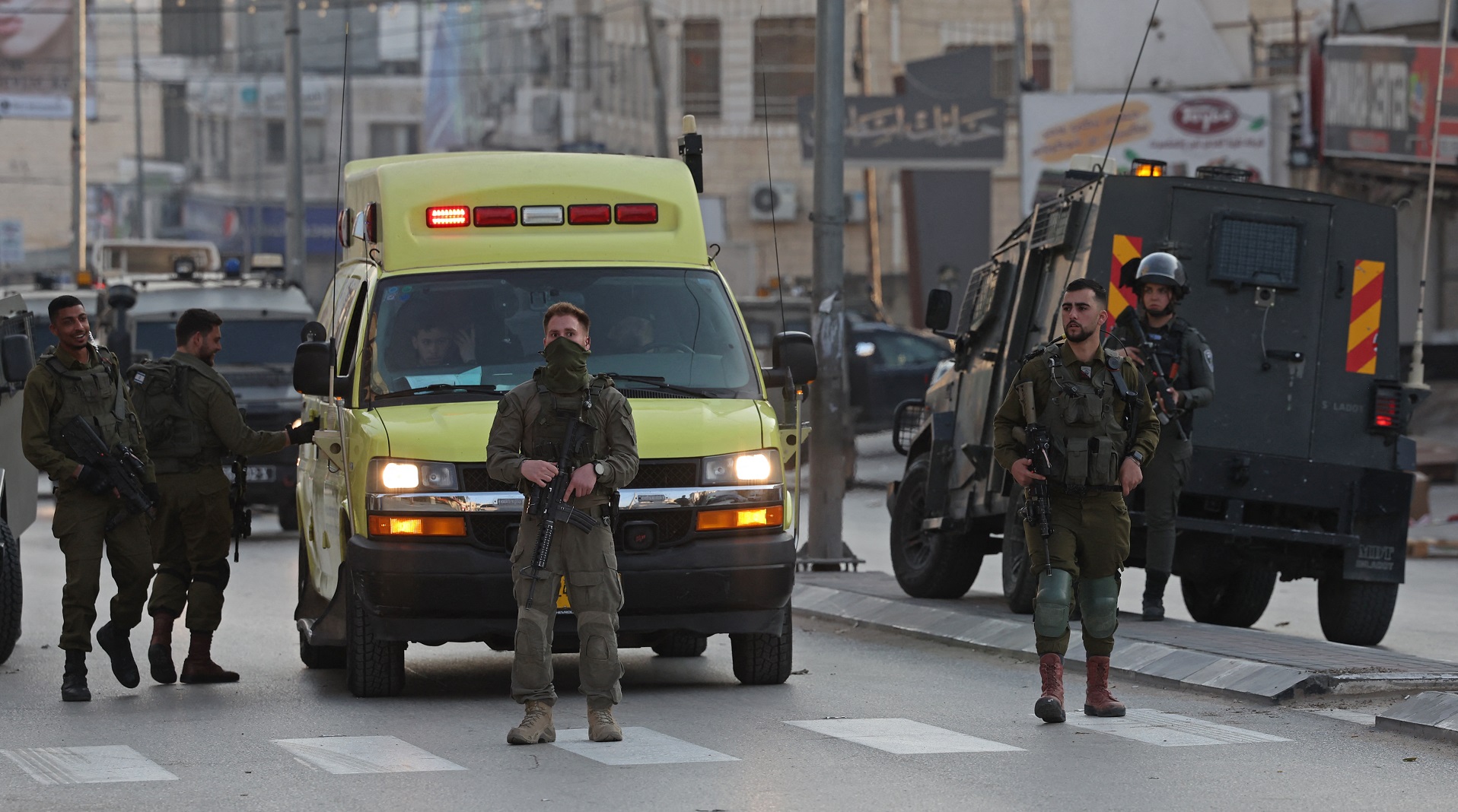 Fuerzas de seguridad desplegadas en el lugar del ataque (AFP)