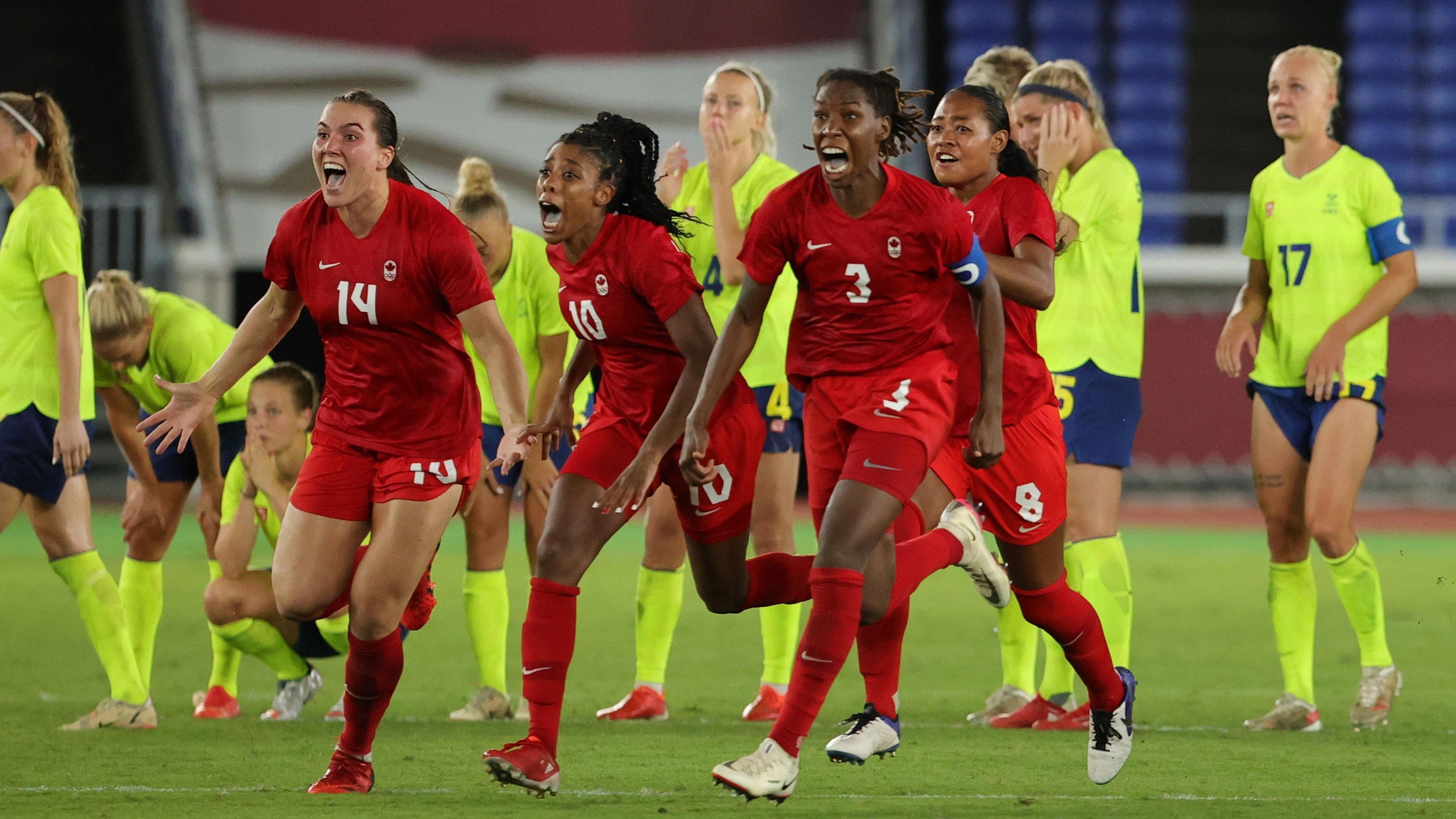 Canadá se quedó con la medalla de oro en el torneo de fútbol femenino tras vencer a Suecia en los penales