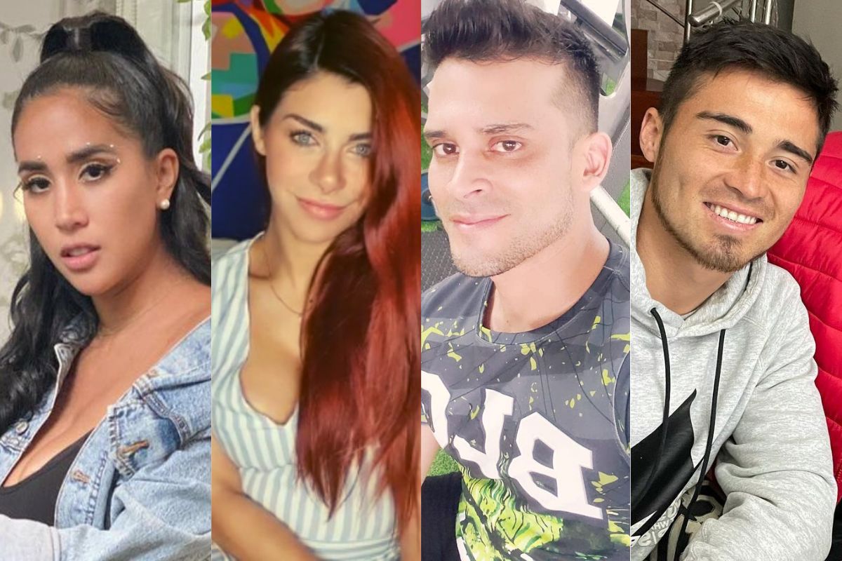 Melissa Paredes, Xoana González, Christian Domínguez and Rodrigo Cuba began romances very quickly.  Photo: composition
