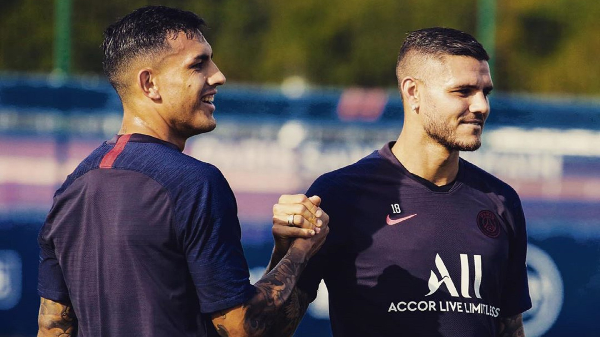 Mauro Icardi y Leandro Paredes, dos de los futbolistas que PSG buscará vender en el mercado de pases (Instagram)