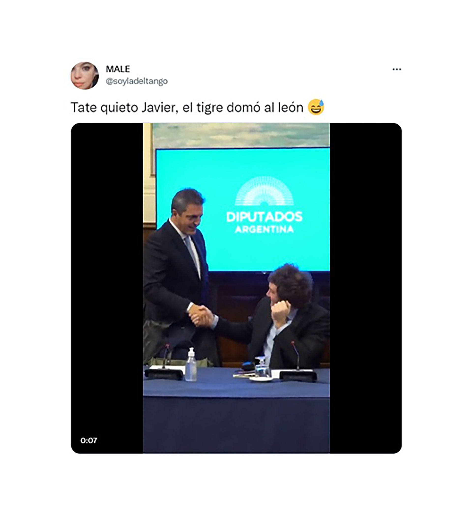 Los memes por el reto de Sergio Massa a Javier Milei