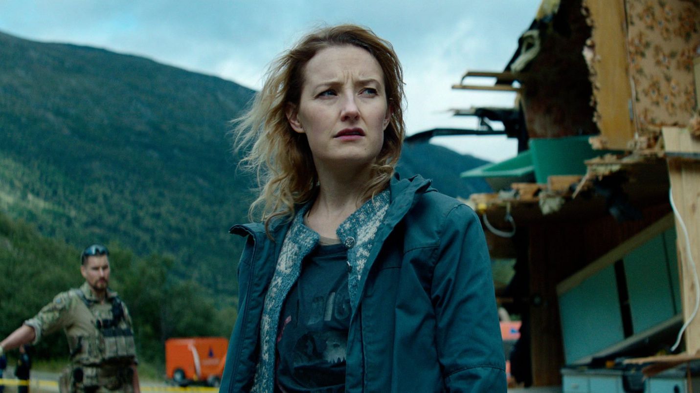 Ine Marie Wilmann protagoniza el film con el rol de la paleontóloga Nora Tidemman. (Netflix)