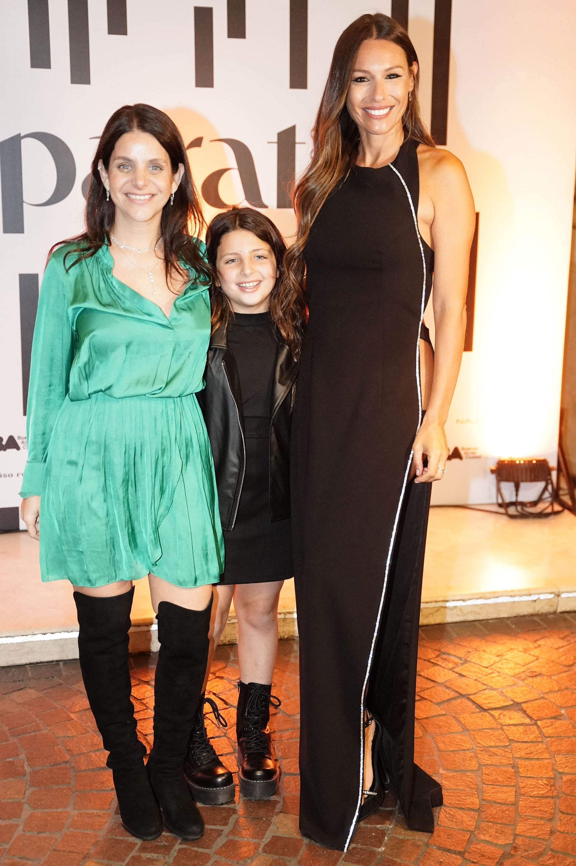 Florencia Boskis y su hija Nicole junto a Pampita