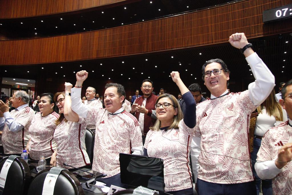 Ignacio Mier revealed that the legislators of the guinda party will make economic contributions to support the militants and people who decide to participate in the AMLO march (Photo: File)