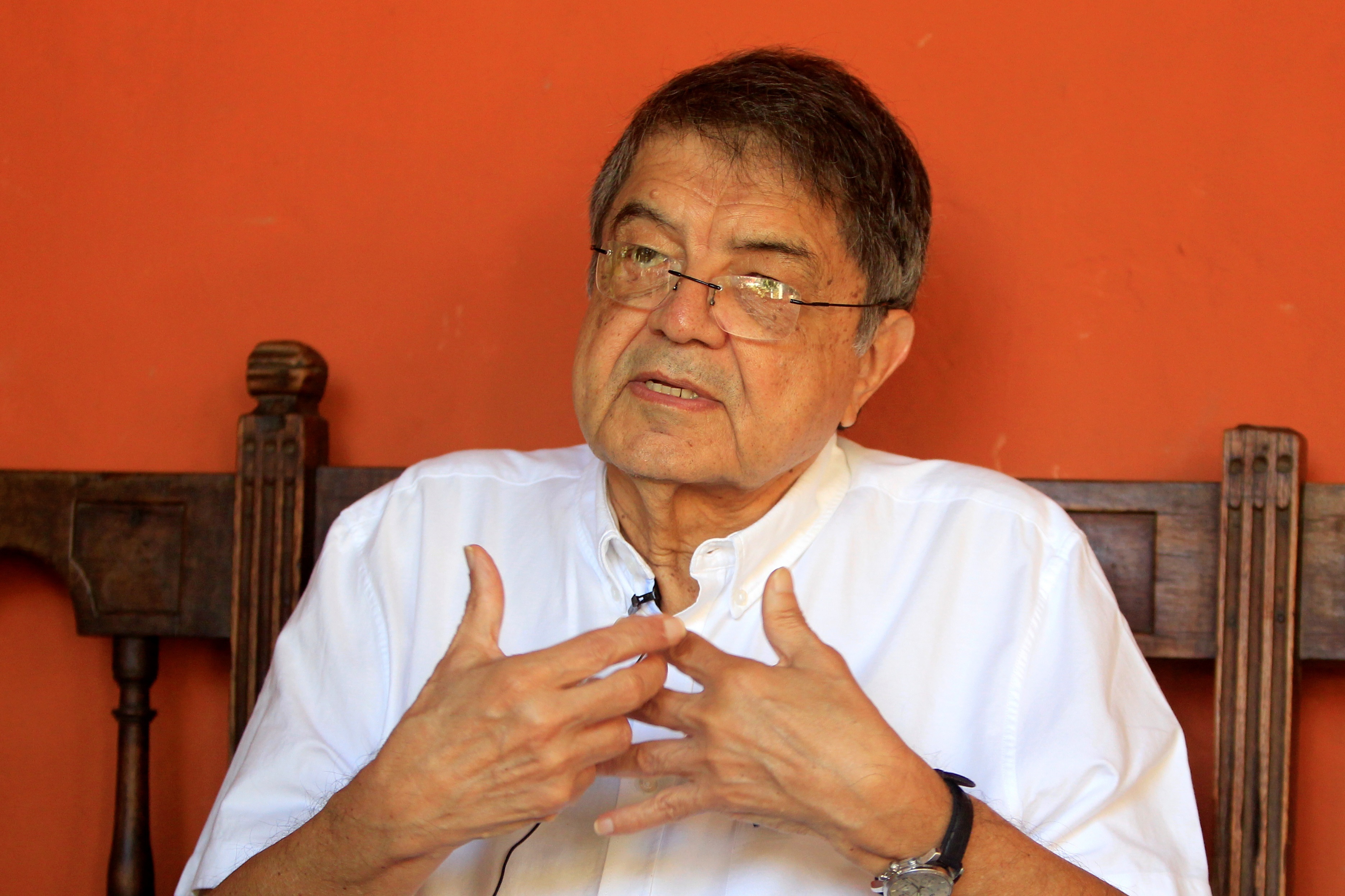 El escritor, novelista y ex vicepresidente de Nicaragua Sergio Ramírez (EFE/Ricardo Maldonado/Archivo)