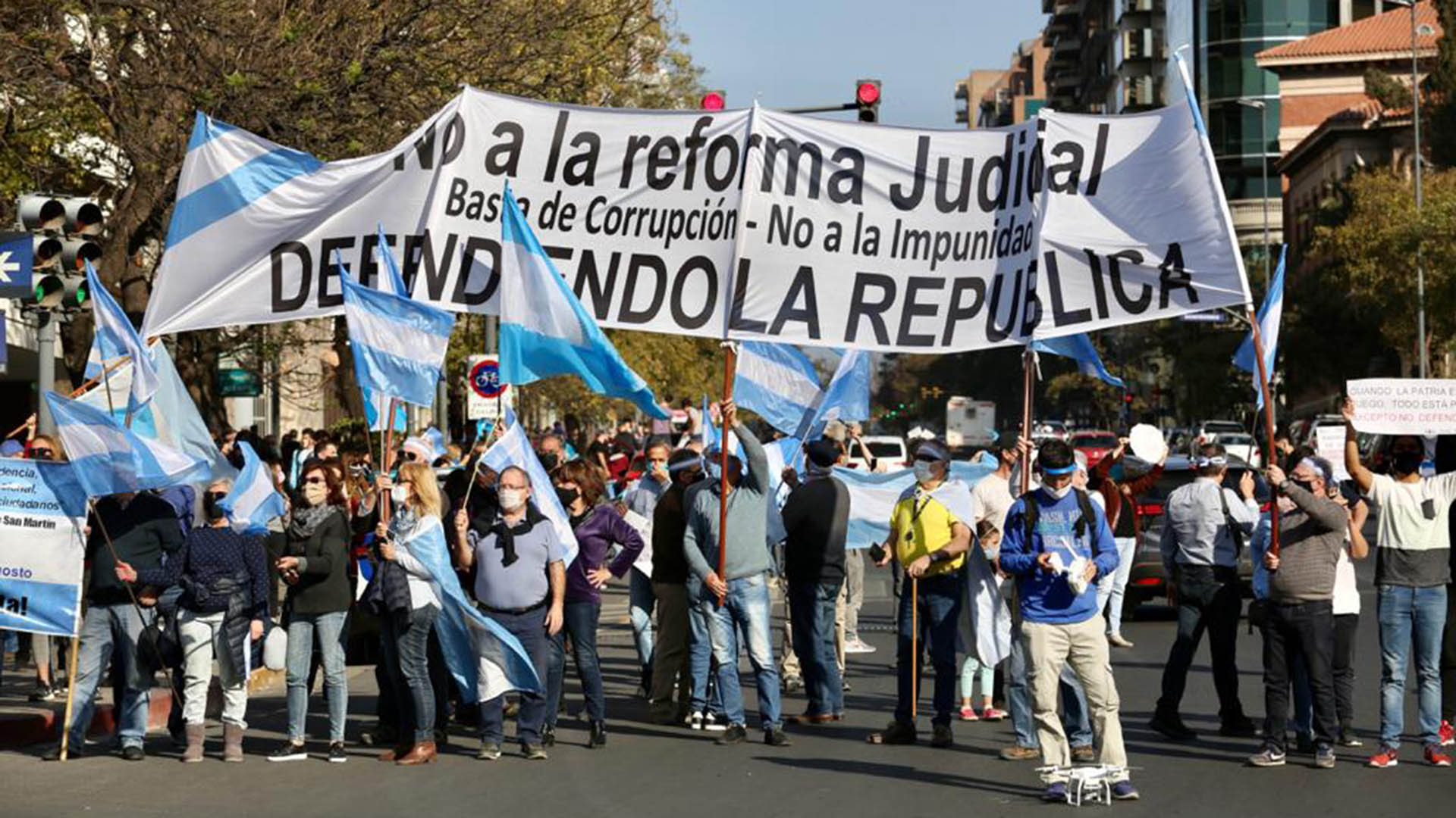 Así Se Ve La Masiva Protesta Contra El Gobierno Nacional En El # ...