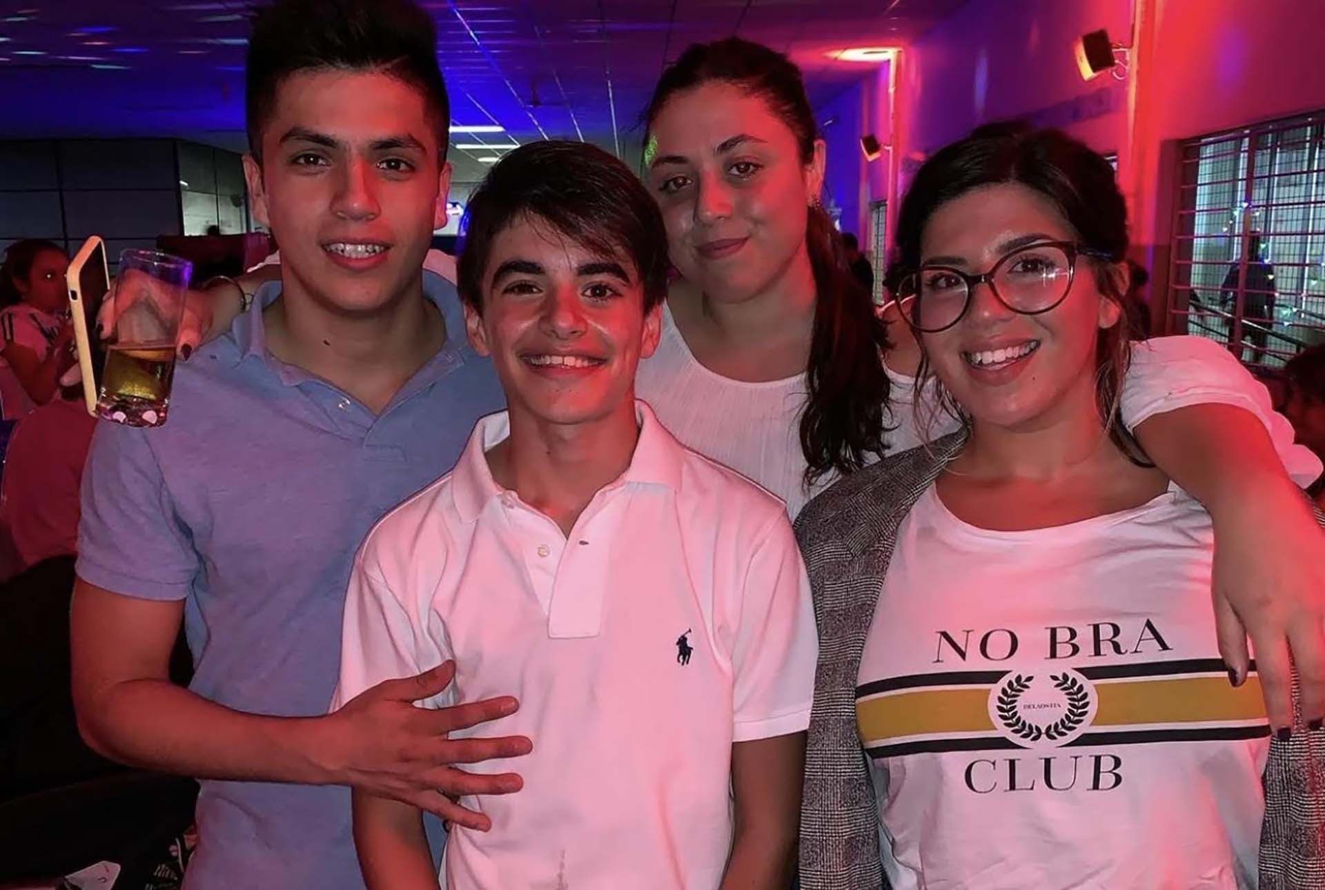 Los hijos de Iúdica: Osvaldo, Valentina, Salvador y Bernarda