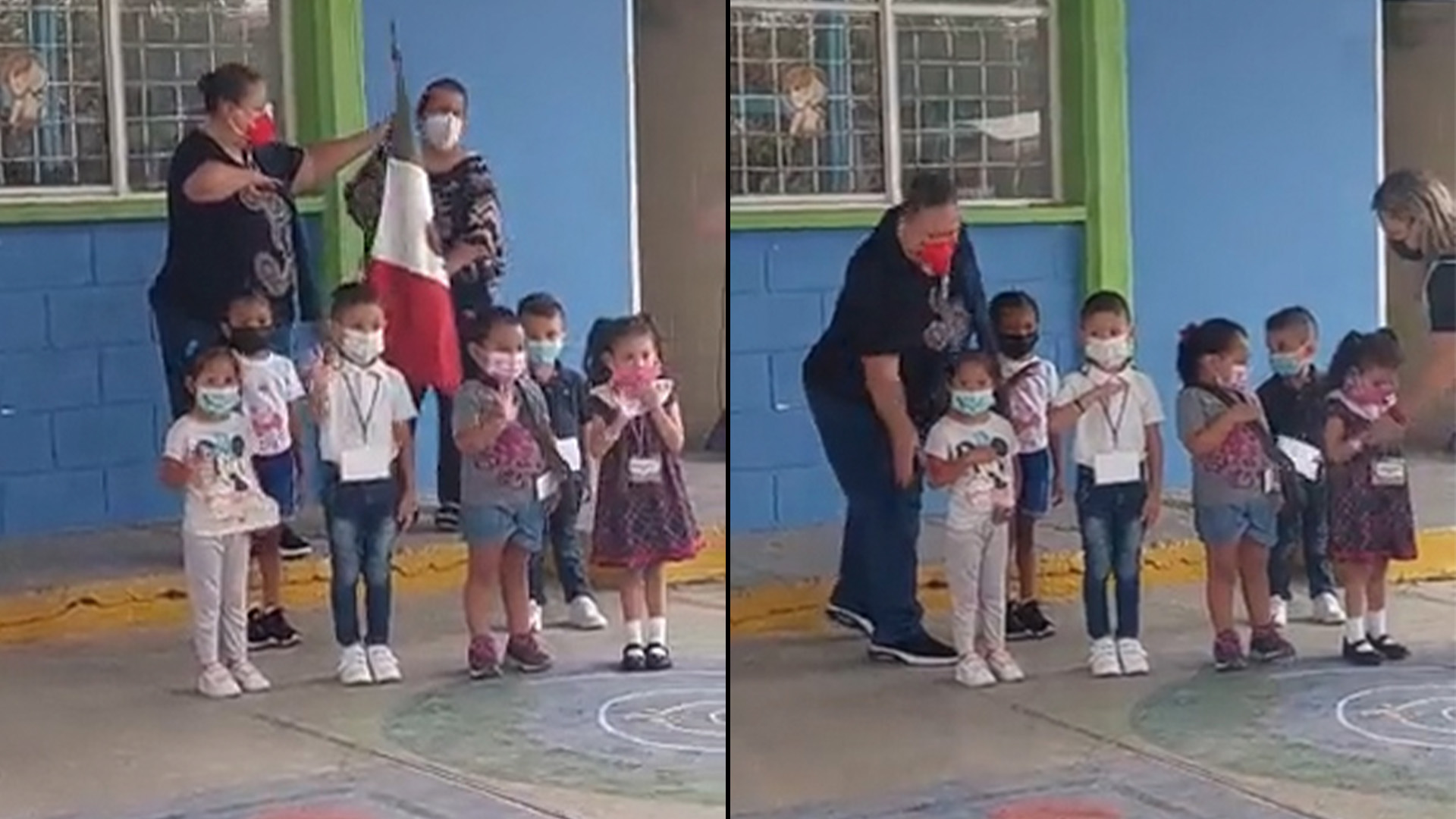 Niños De Kínder Lanzaron Peculiar Saludo A La Bandera Tras El Regreso A Clases Infobae