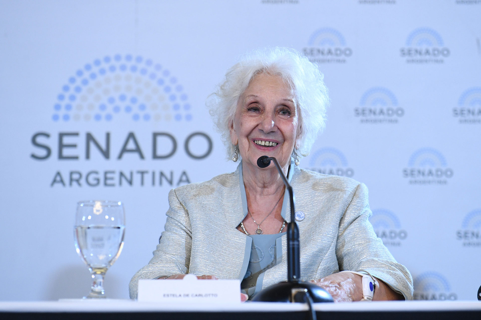 Estela De Carlotto, titular de Abuelas de Plaza de Mayo (Comunicación Senado)