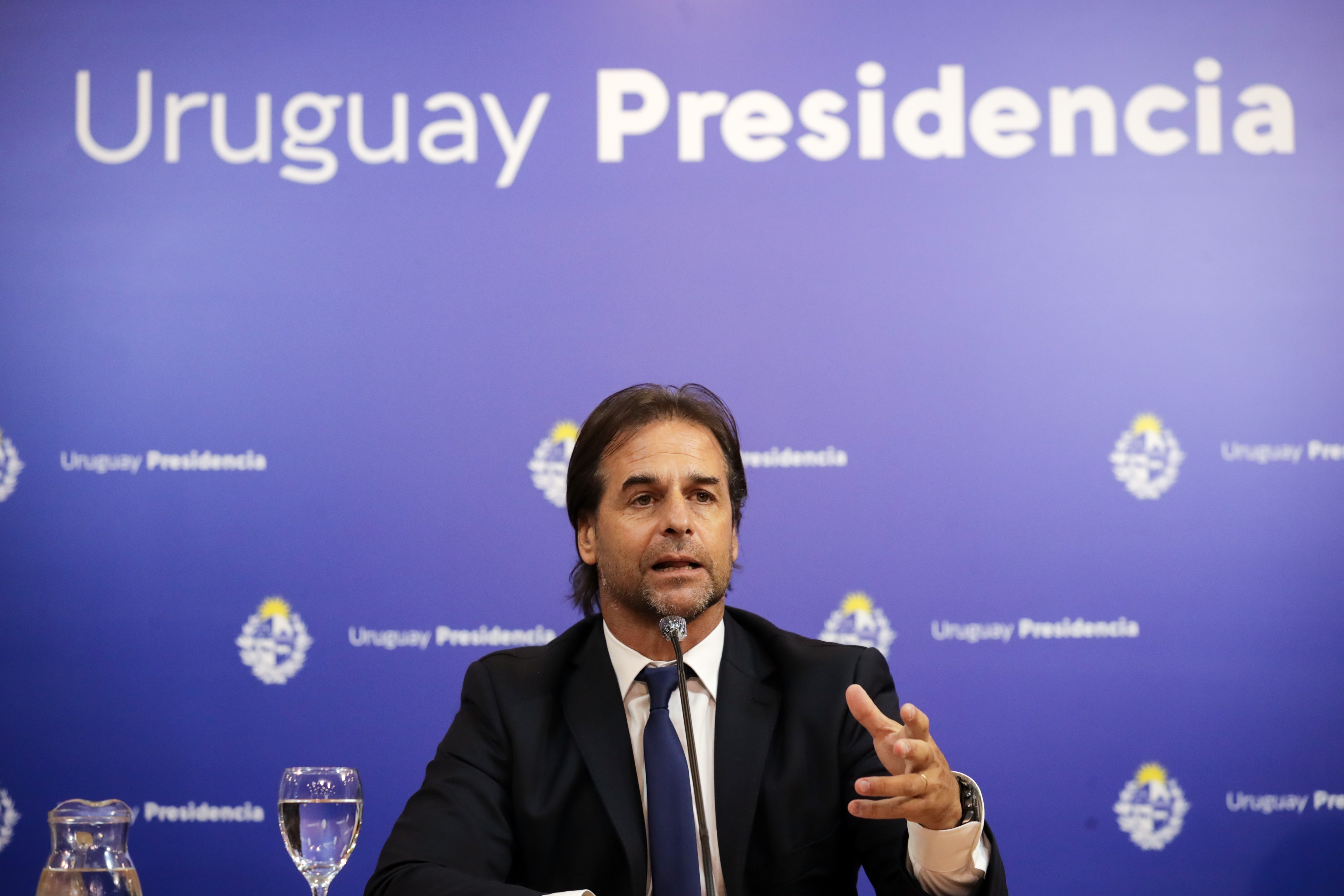 En la imagen, el presidente de Uruguay, Luis Lacalle Pou. EFE/Raúl Martínez/Archivo
