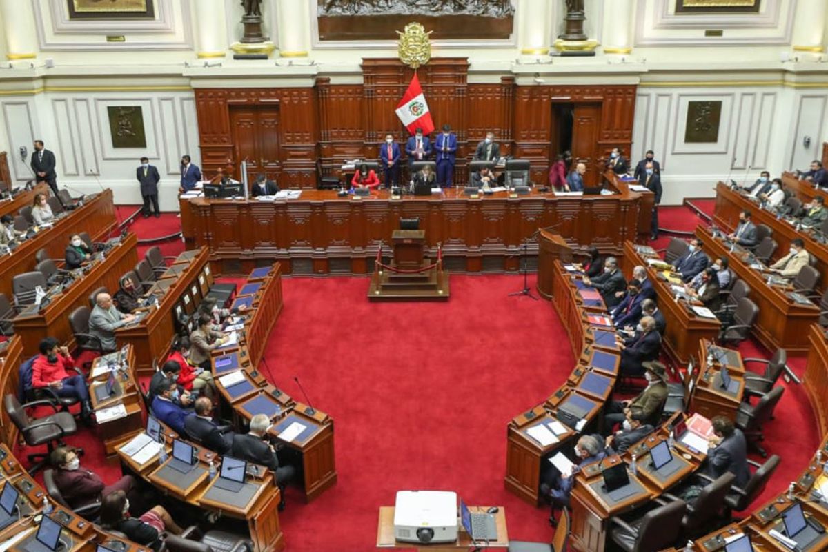 Pleno del Congreso. | Foto: Agencia Andina