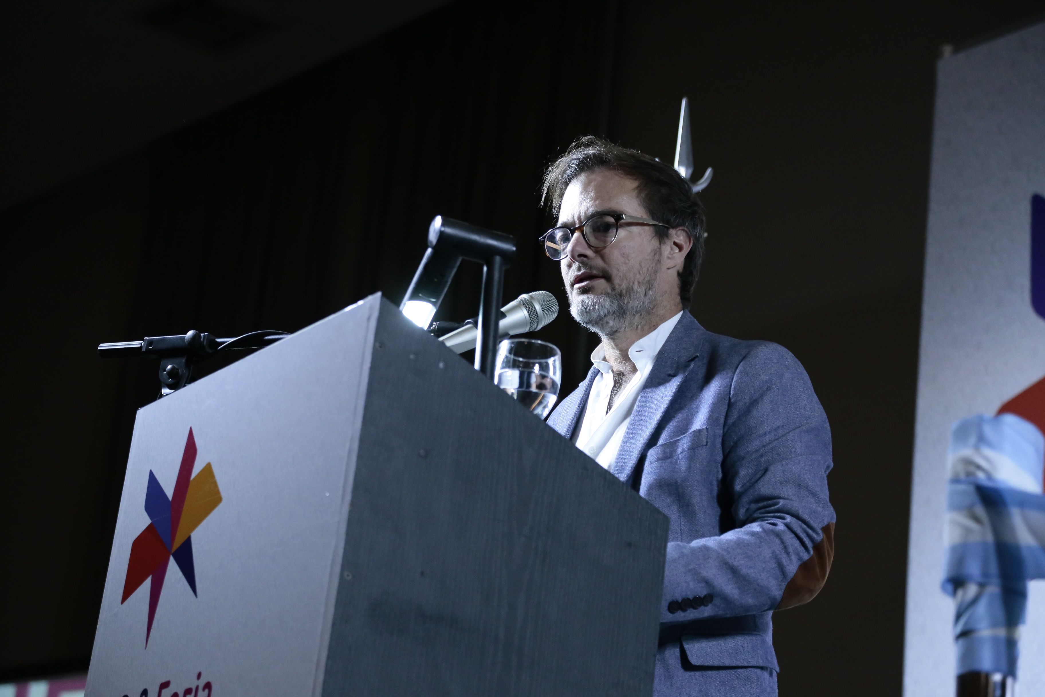 El alivio de volver. Enrique Avogadro, ministro de Cultura porteño (Foto Luciano Gonzelez)