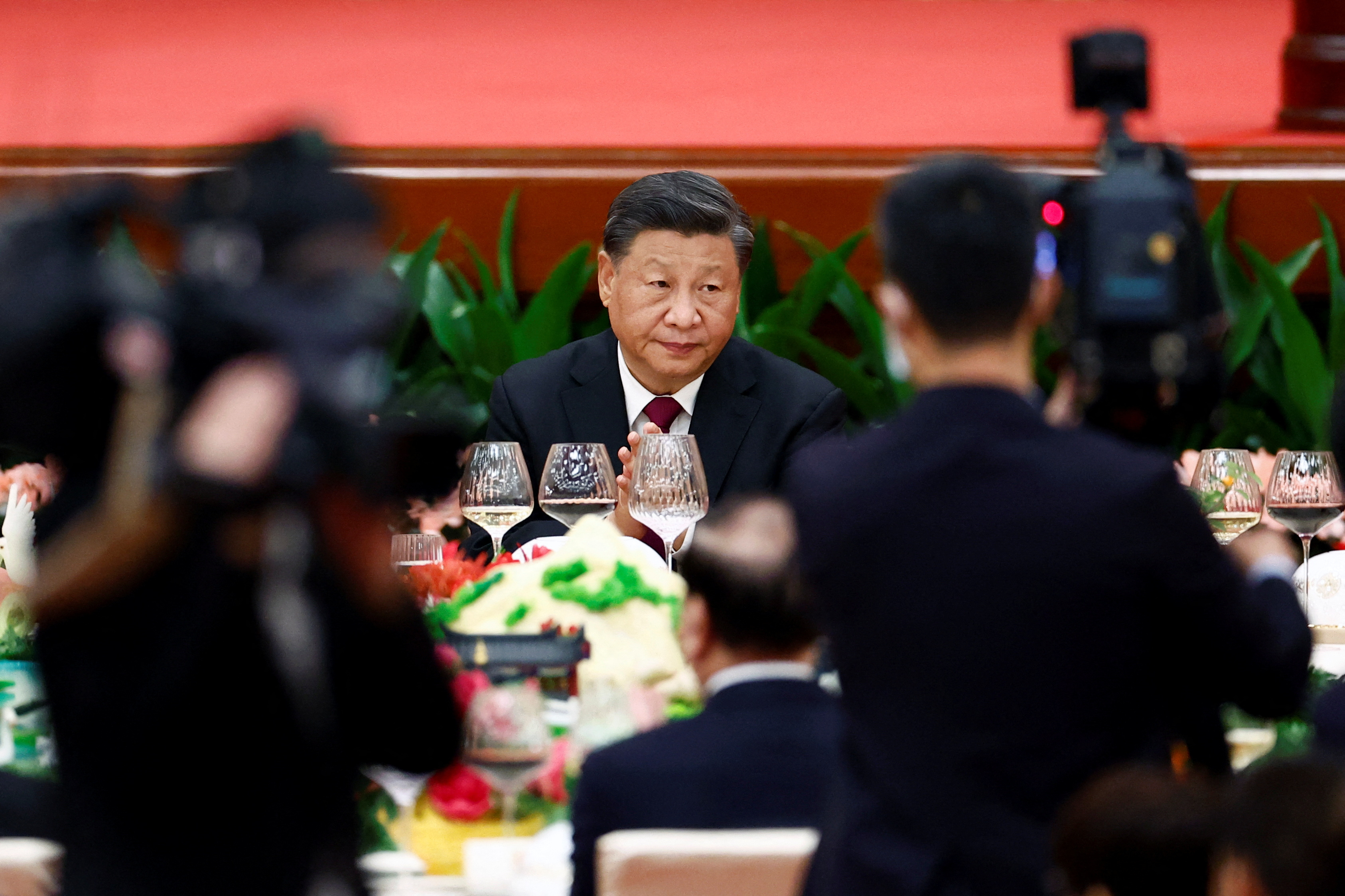 Xi Jinping celebra el Día Nacional eb Pekín (REUTERS/Florence Lo)