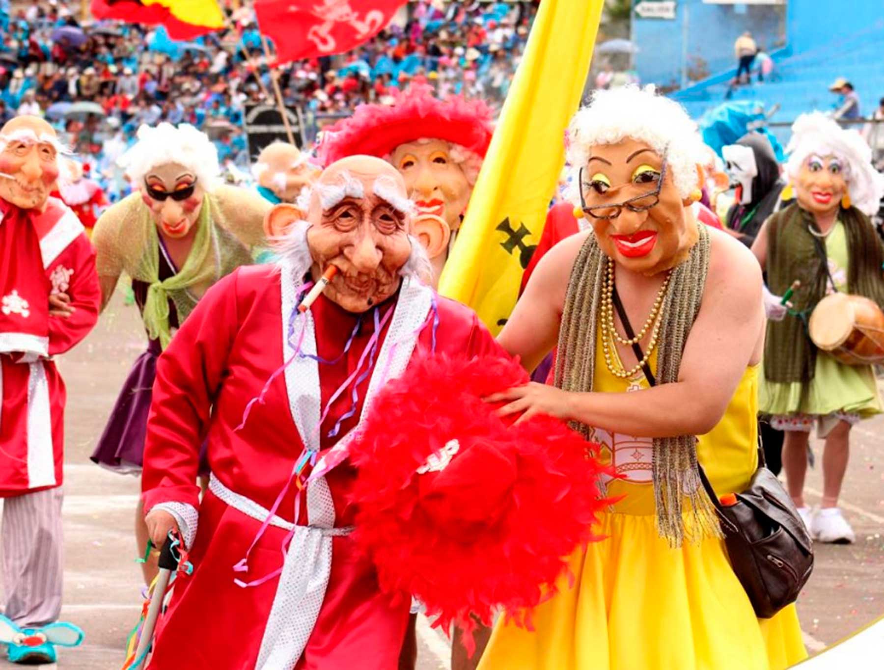 El carnaval se expresa en el diseño de las vestimentas. (Andina)