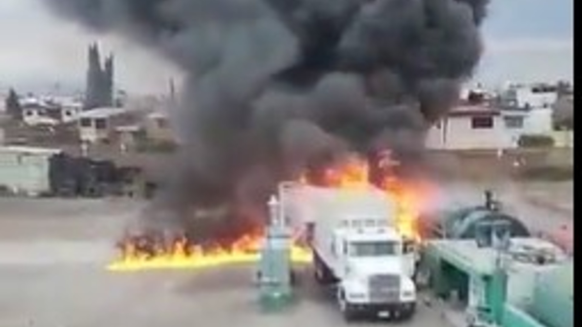 One person died after an explosion in San Pedro Cholula (Screenshot)