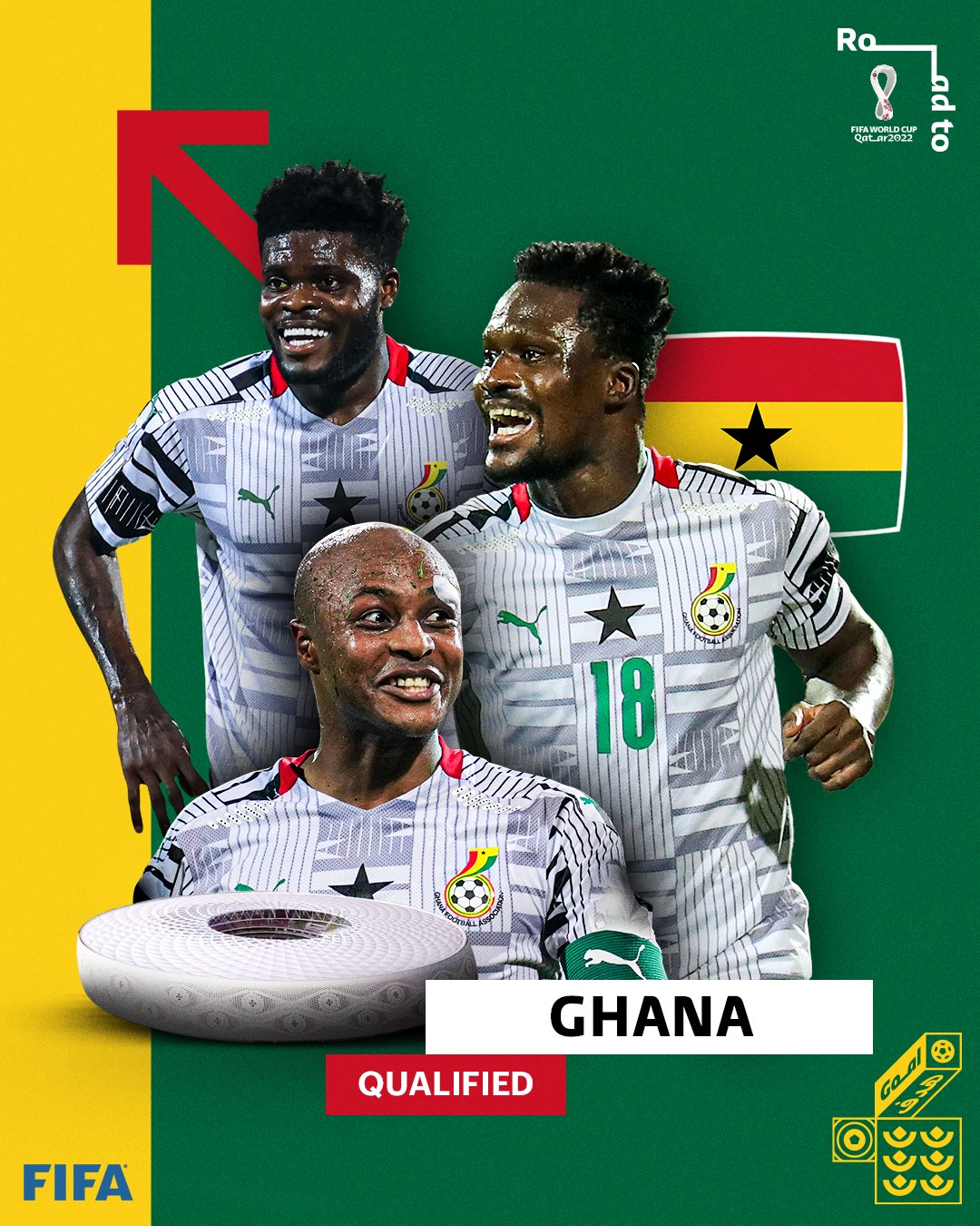 Ghana, al Mundial de Qatar 2022: eliminó a Nigeria
