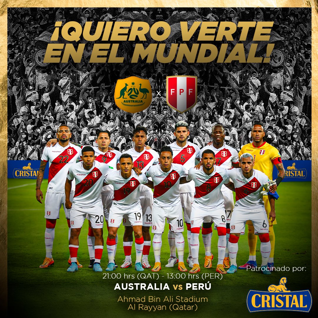 El aliento de la selección peruana a poco del repechaje