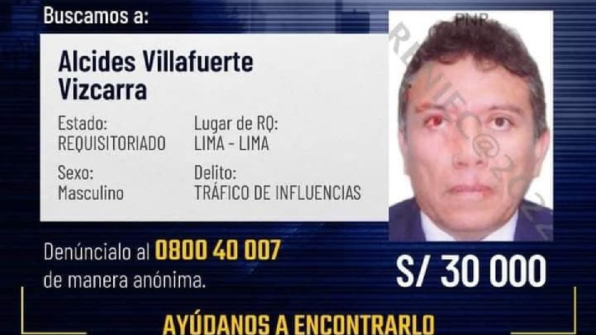 Alcides Villafuerte fue incluido en el Programa de Recompensas del Ministerio del Interior (Mininter) en el caso Puente Tarata III, pero se entregó Cusco.