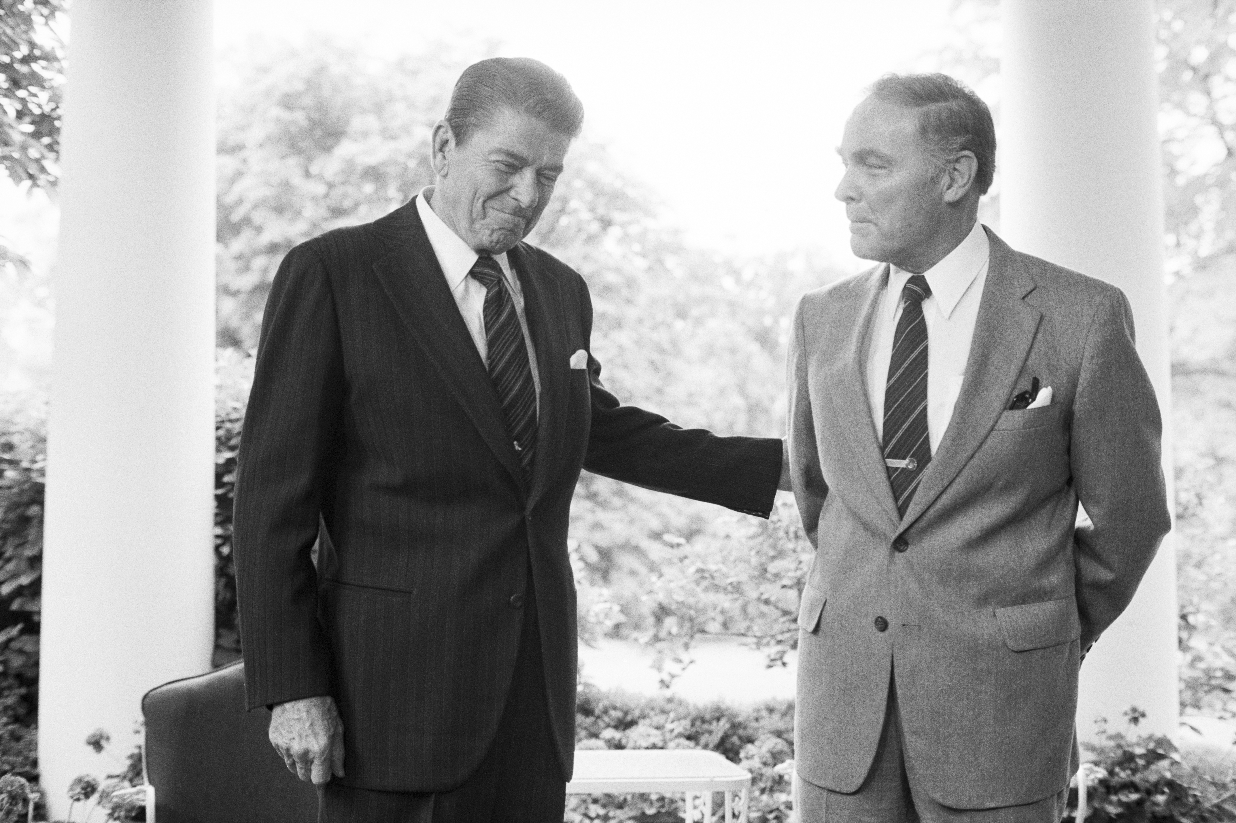 Ronald Reagan con Alexander Haig