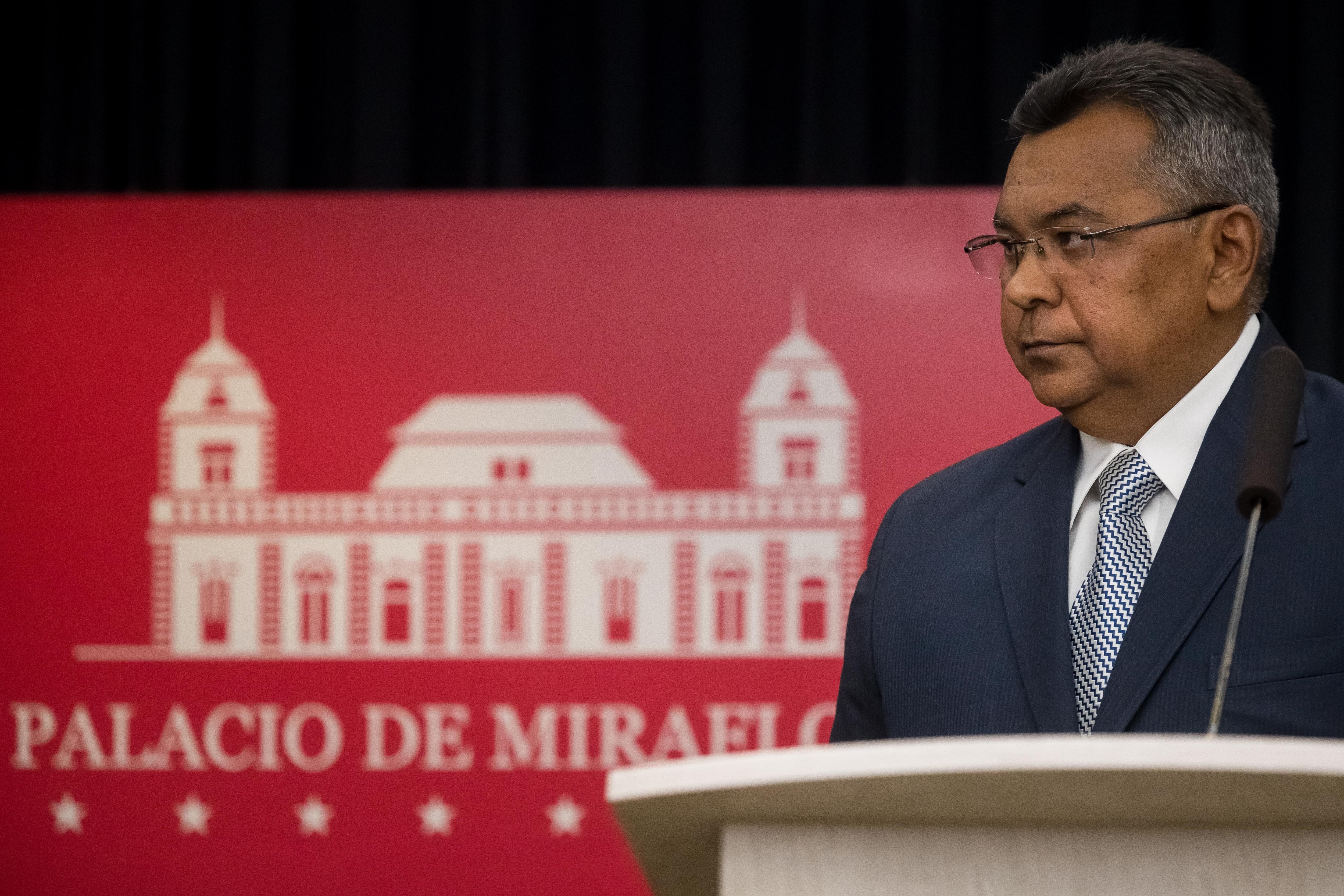 Néstor Reverol, ministro de Energía Eléctrica de la dictadura de Venezuela (EFE/Miguel Gutiérrez)