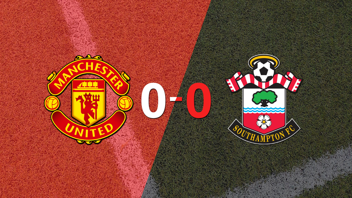No hubo goles en el empate entre Manchester United y Southampton