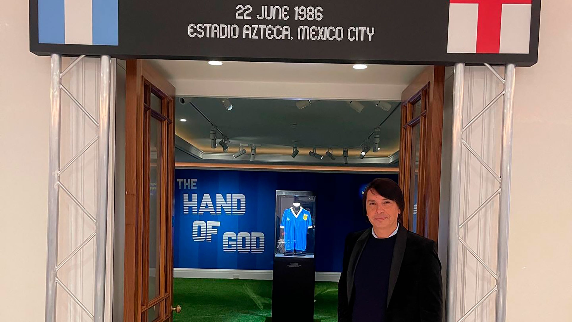 Marcelo Ordas pujó hasta último momento para quedarse con la camiseta de Diego Armando Maradona(@marcelo_ordas_ok)