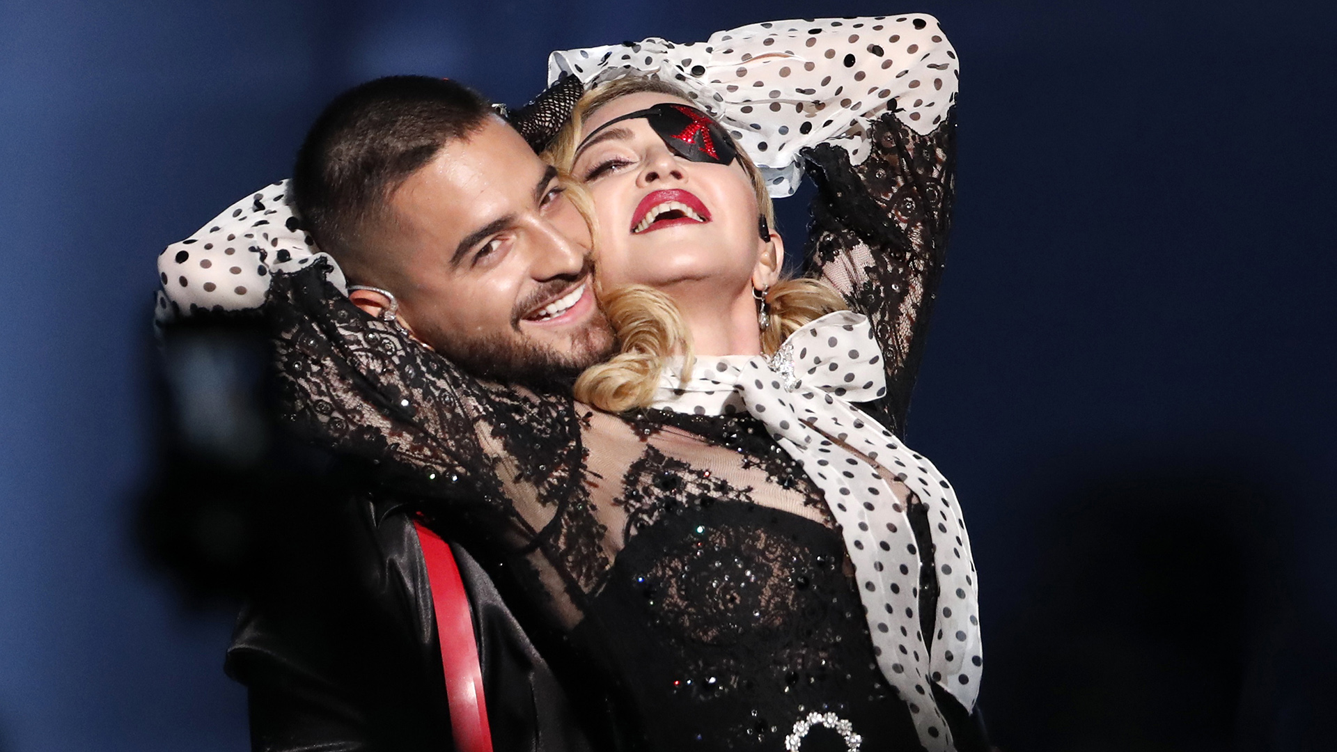 2019 Billboard Music Awards- Show - Las Vegas, Nevada, U.S., May 1, 2019 - Madonna performs with Maluma. REUTERS/Mario Anzuoni