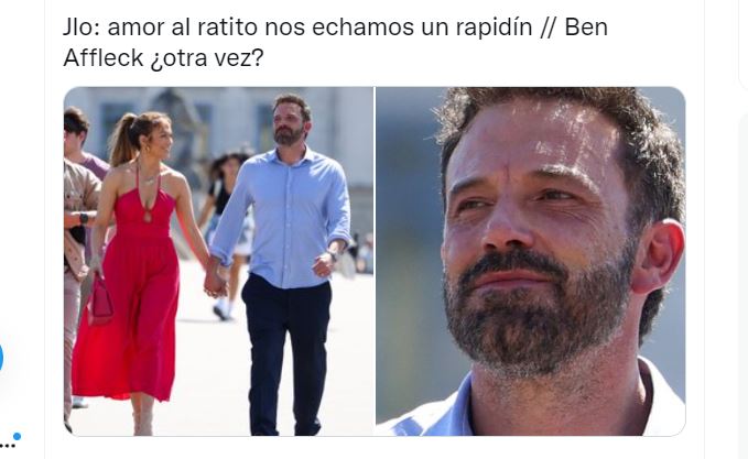 Los Mejores Memes En Español De Jlo Y Ben Affleck Durante Su “exhausta” Luna De Miel En París 2418