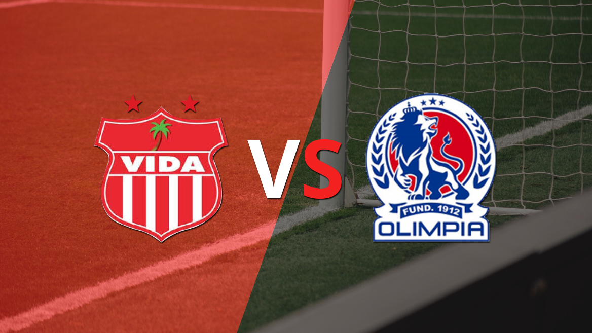 Vida logró una victoria de local por 2 a 1 frente a CD Olimpia