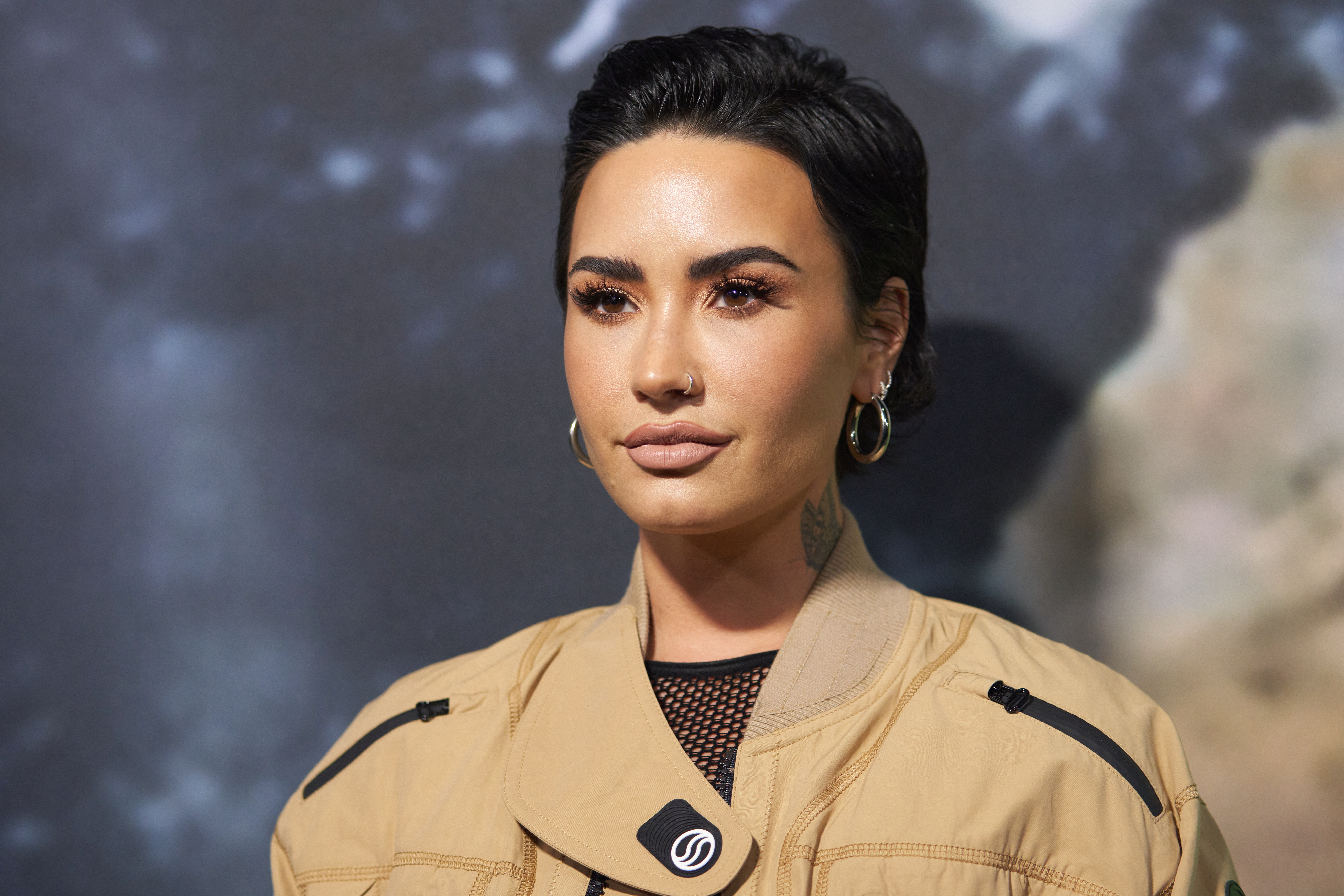 Demi Lovato attends a Stella McCartney x Adidas event at Henson Recording Studios in Los Angeles, California, U.S. February 2, 2023.  REUTERS/Allison Dinner