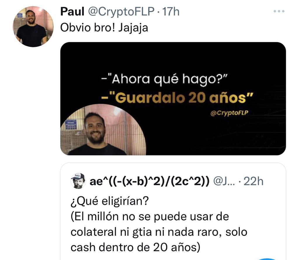 En consejo de Paul que le dio a la mesera fue inmortalizado por un usuario en una placa de Twitter