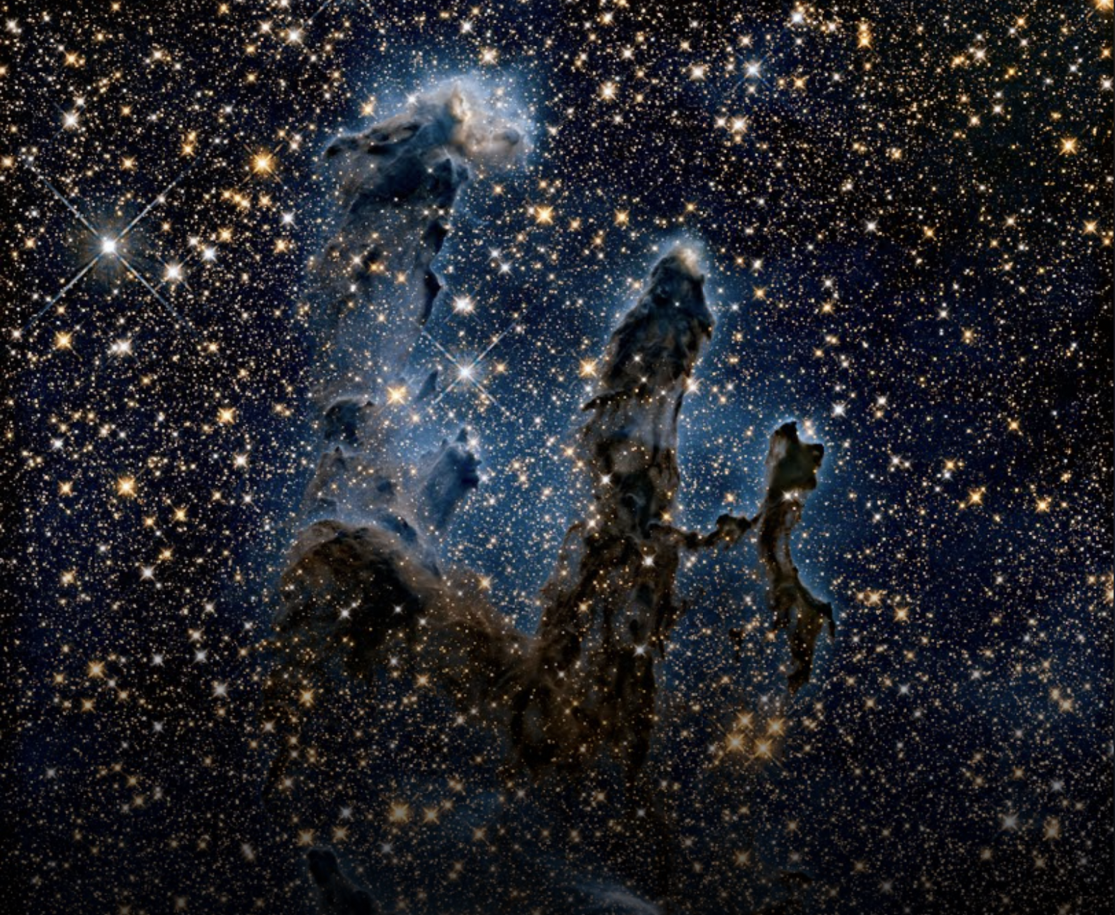 Fotos vom James-Webb-Teleskop.  (Foto: NASA/Google Arts & Culture)