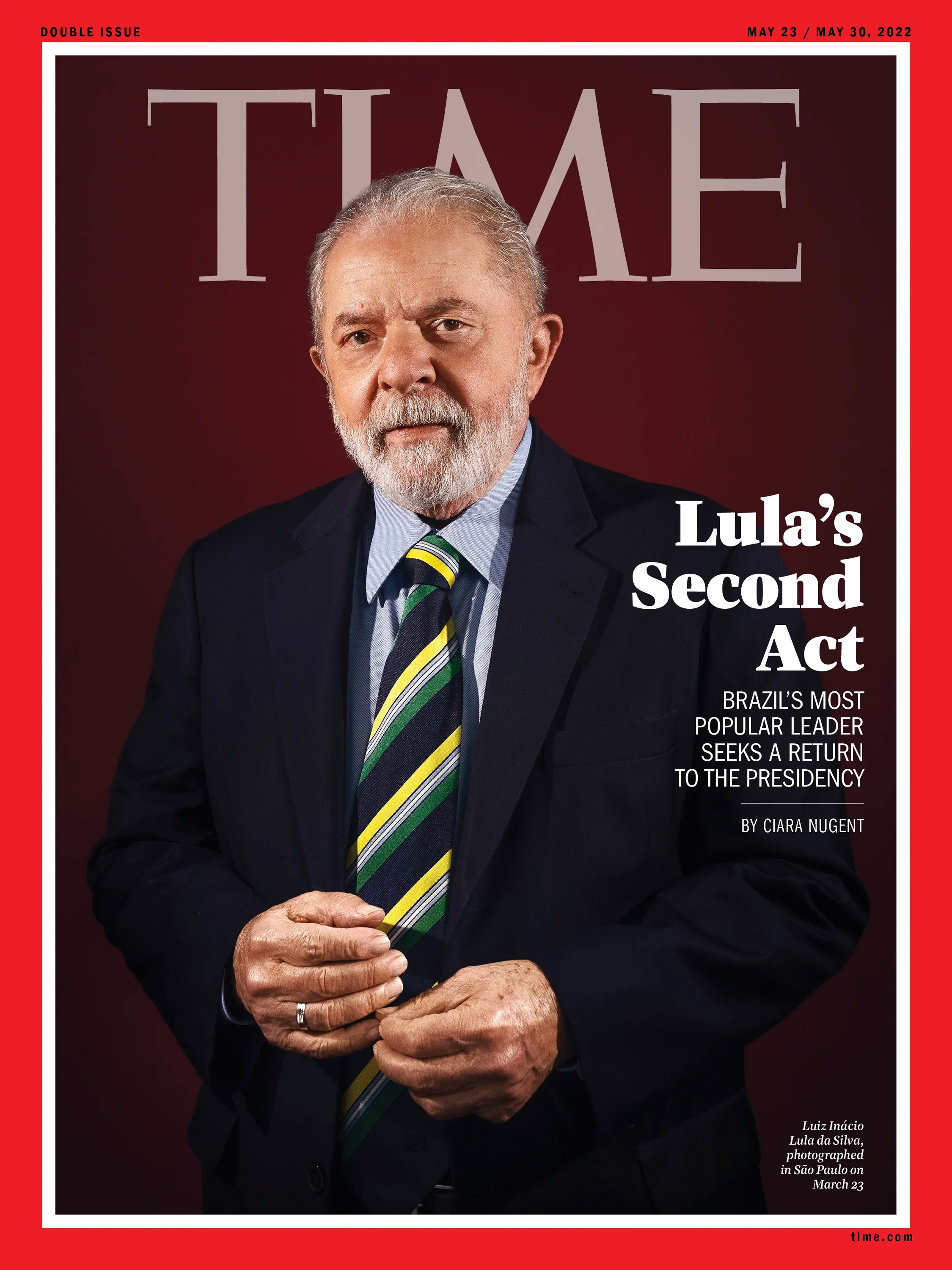 El ex presidente brasileño Lula da Silva dio una extensa entrevista a la revista time y dijo entre otras cosas que Volodimir Zelensky es tan "culpable" como Vladimir Putin por la guerra en Ucrania (Time)