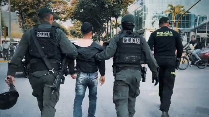 Pantallazo del vídeo que emitió la Alcaldía de Bucaramanga, en la que dio a conocer los resultados del operativo. (Infobae)