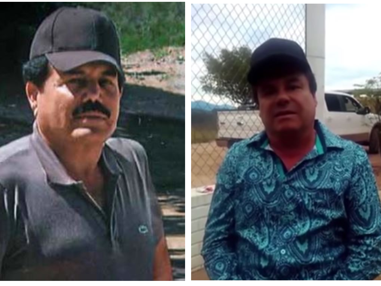 Foto de izquierda a derecha: Ismael "eL Mayo" Zambada, "El Chapo" Guzmán, y Ovidio Guzmán (Foto: Especial)