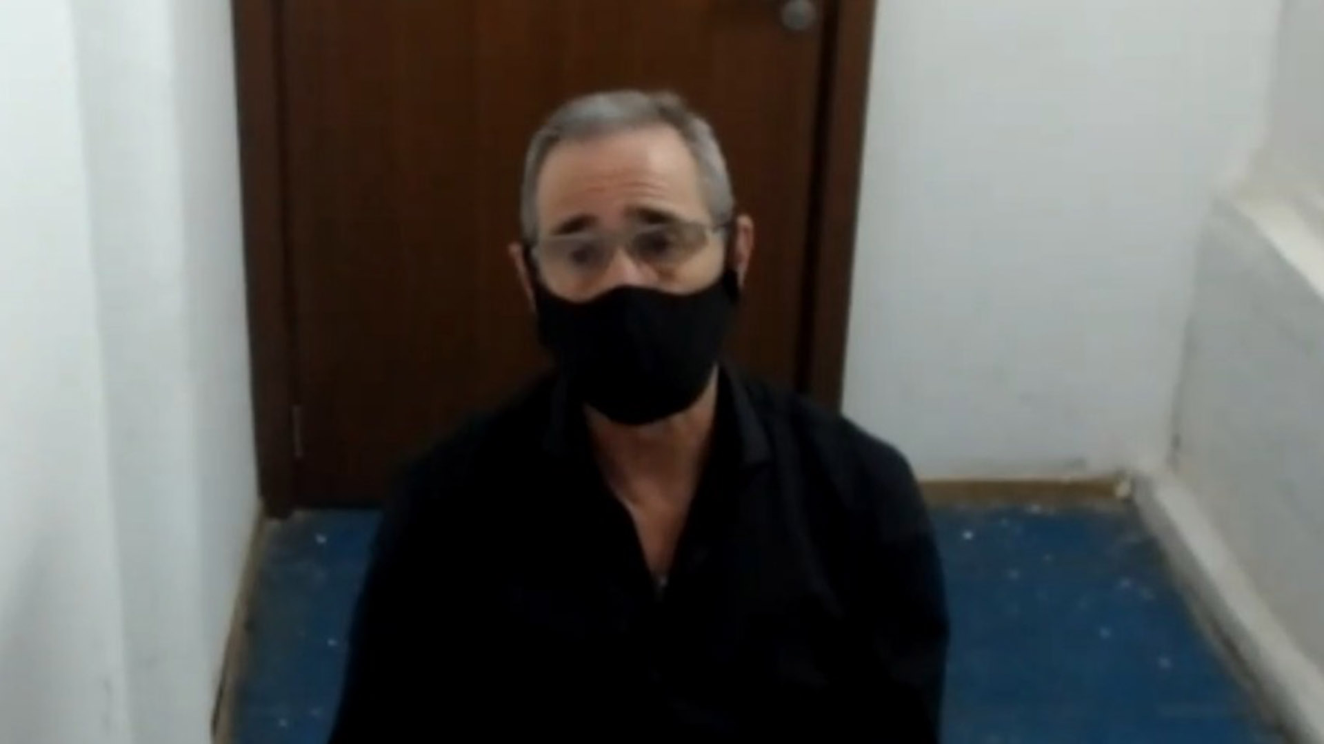 Ricardo Jaime participó del juicio vía Zoom desde la cárcel de Ezeiza